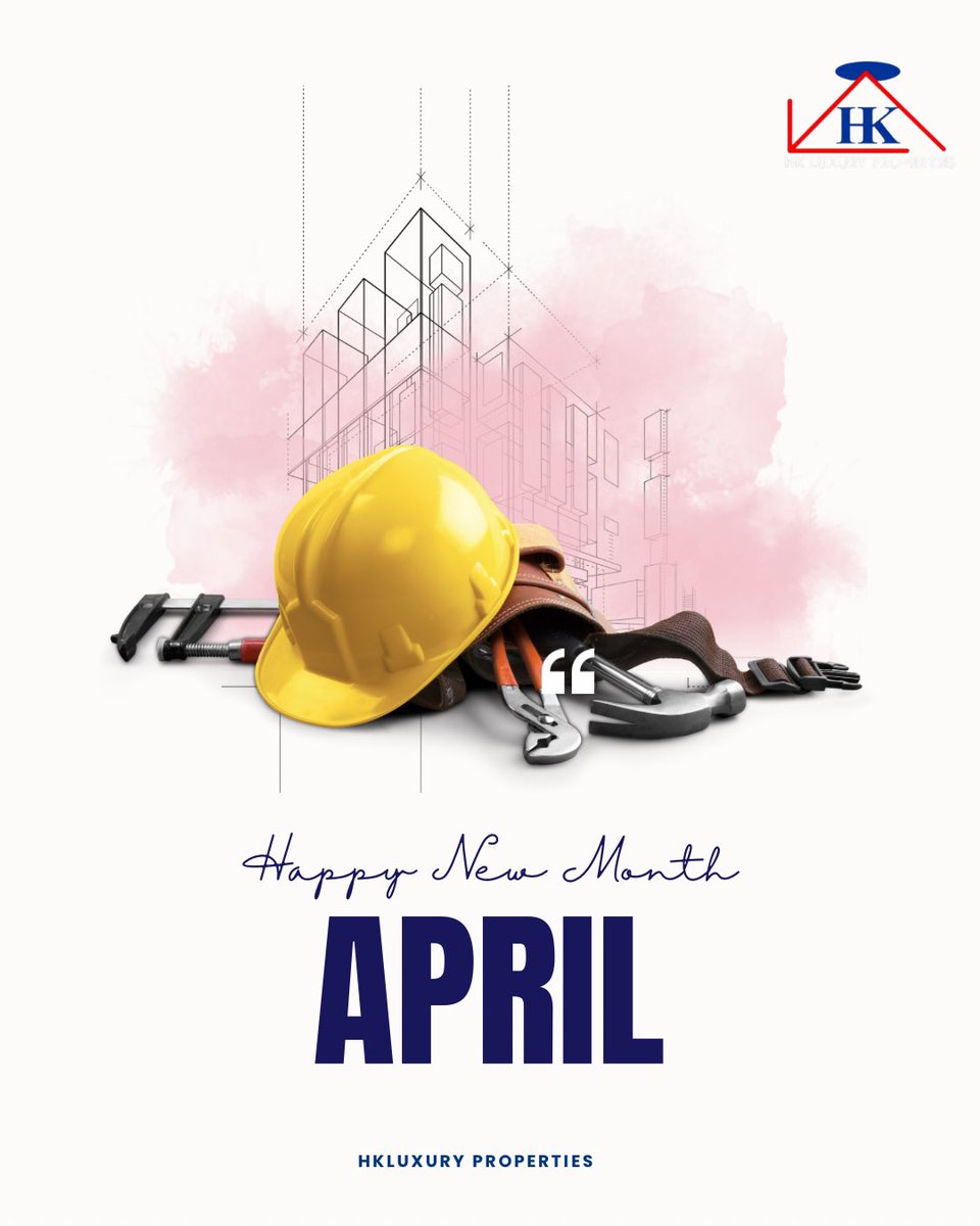 Hkluxryproperty's tweet image. May this APRIL be FULL of good news and major accomplishments. Happy New Month from all of us at HKLUXURY PROPERTIES. 

#NewMonth #Luxury #LuxuryProperties #RealEstateInOsogbo #RealEstateInOsun
