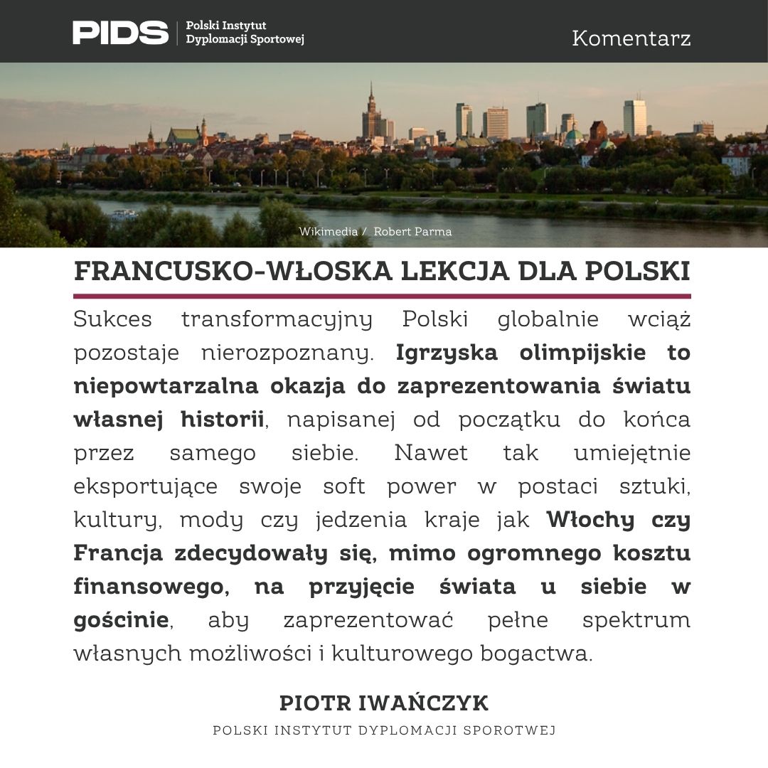 Polski Instytut Dyplomacji Sportowej tweet media