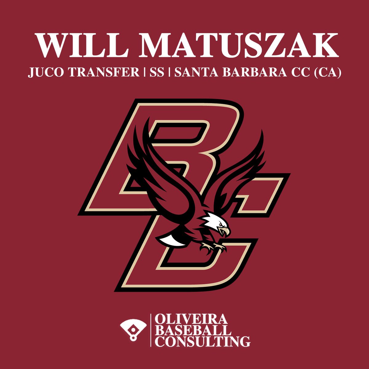OBC_Recruits's tweet image. Congrats to Will Matuszak on his commitment to Boston College. The Eagles went across the country and grabbed one of the top JUCO players in the country. Fired up for the Matuszak family #BC #BirdBall 🦅 #ACC #Committed #OBC