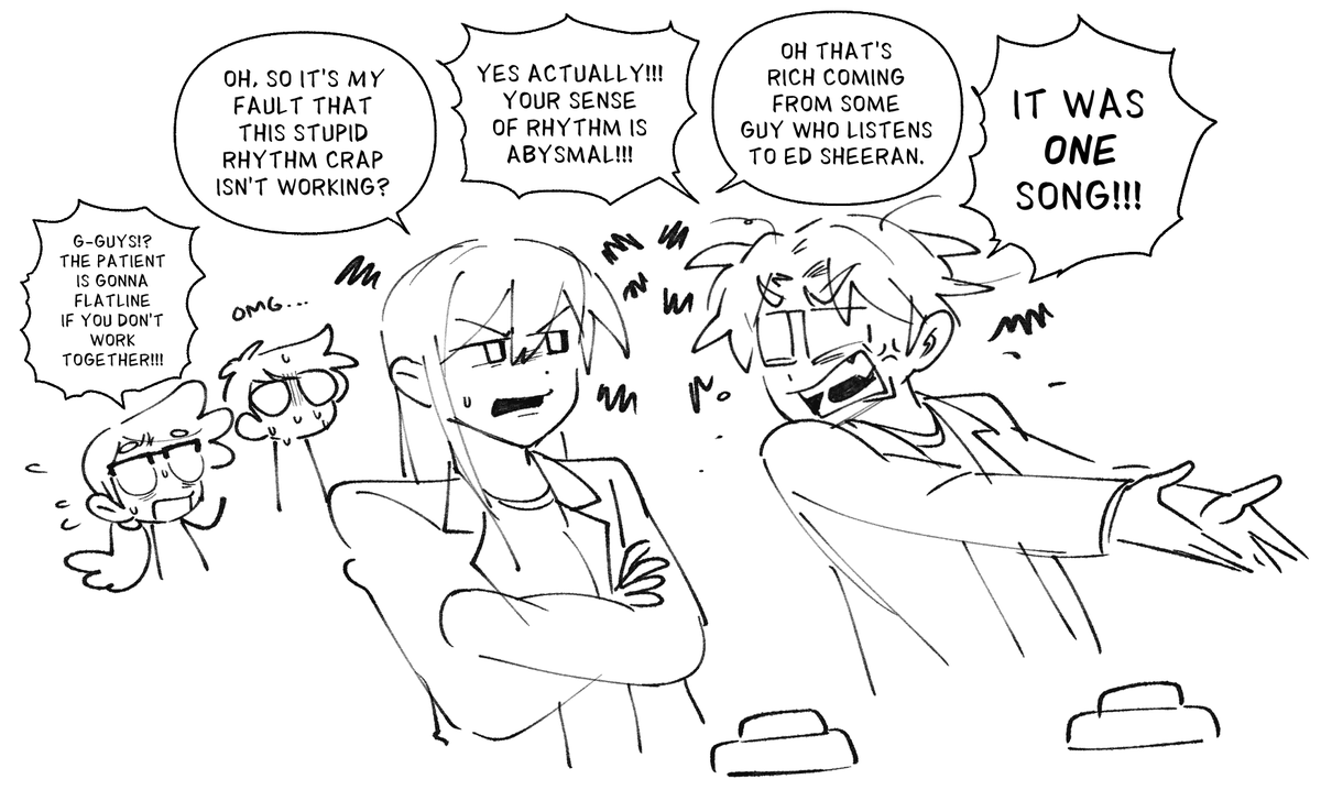 socialllinks's tweet image. silly stream doodles #tothemoon #rhythmdoctor