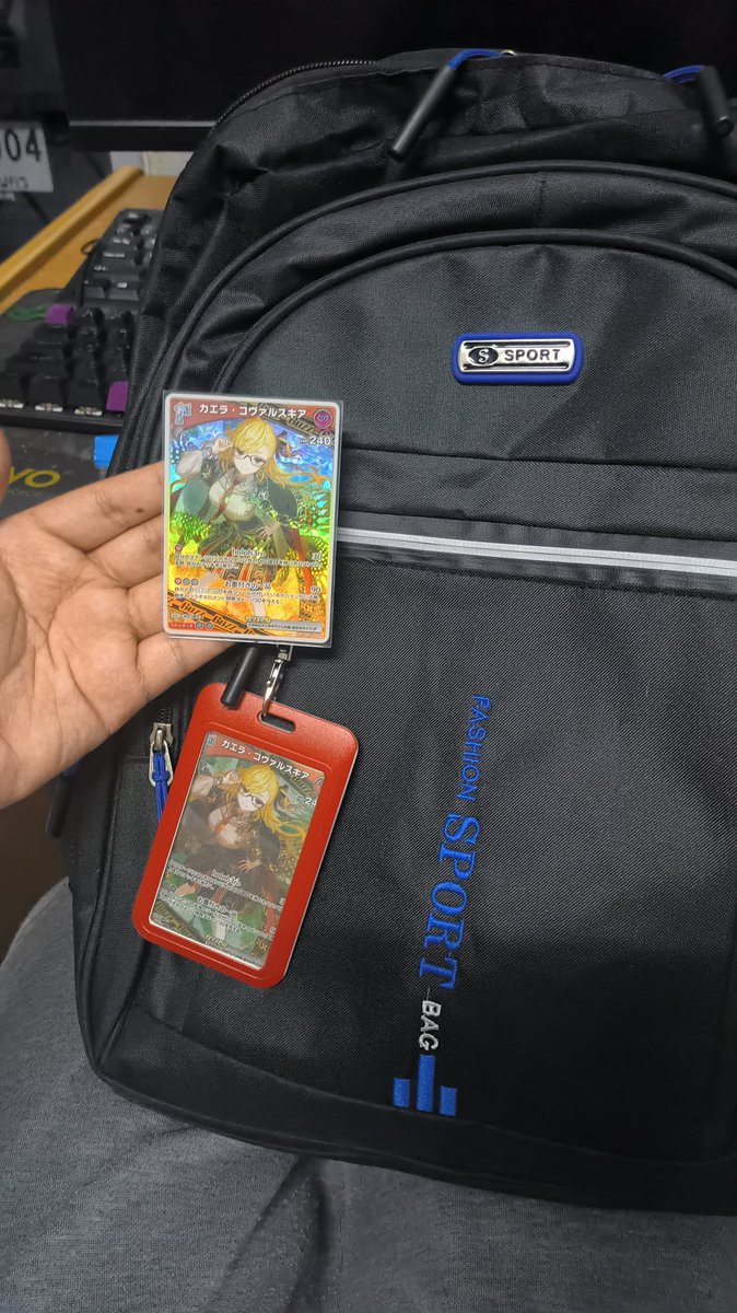 A47Ak74's tweet photo. This is the bag I use for work every day and I receive blessings every day from the kaela card! https://t.co/nHtFyQ47Qn