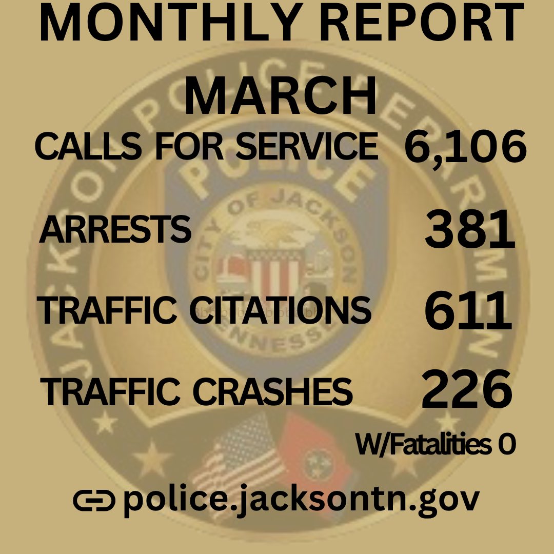 City of Jackson, TN - Police Department tweet media