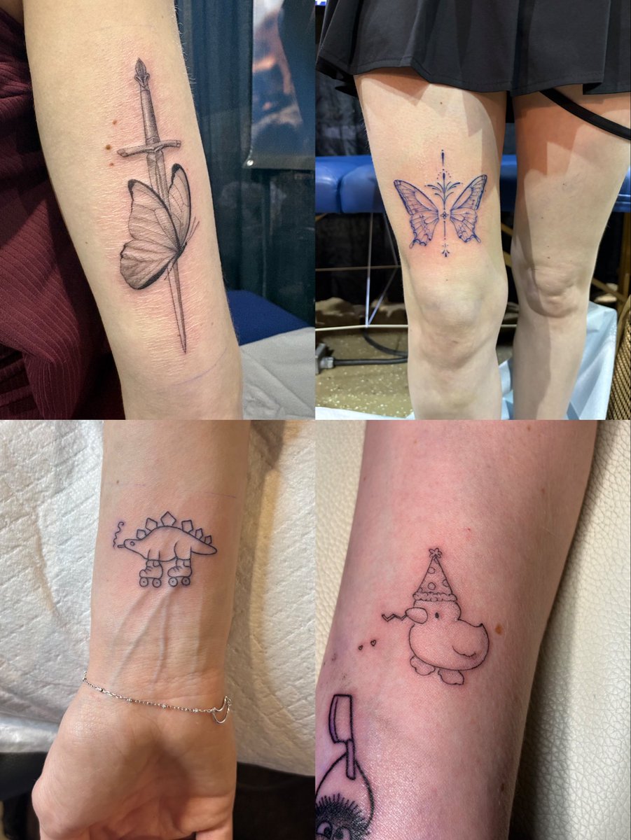 KaitieMarie's tweet photo. Well, I love tattoo conventions 😮‍💨🗡️🦋 https://t.co/s4rZcoKS69