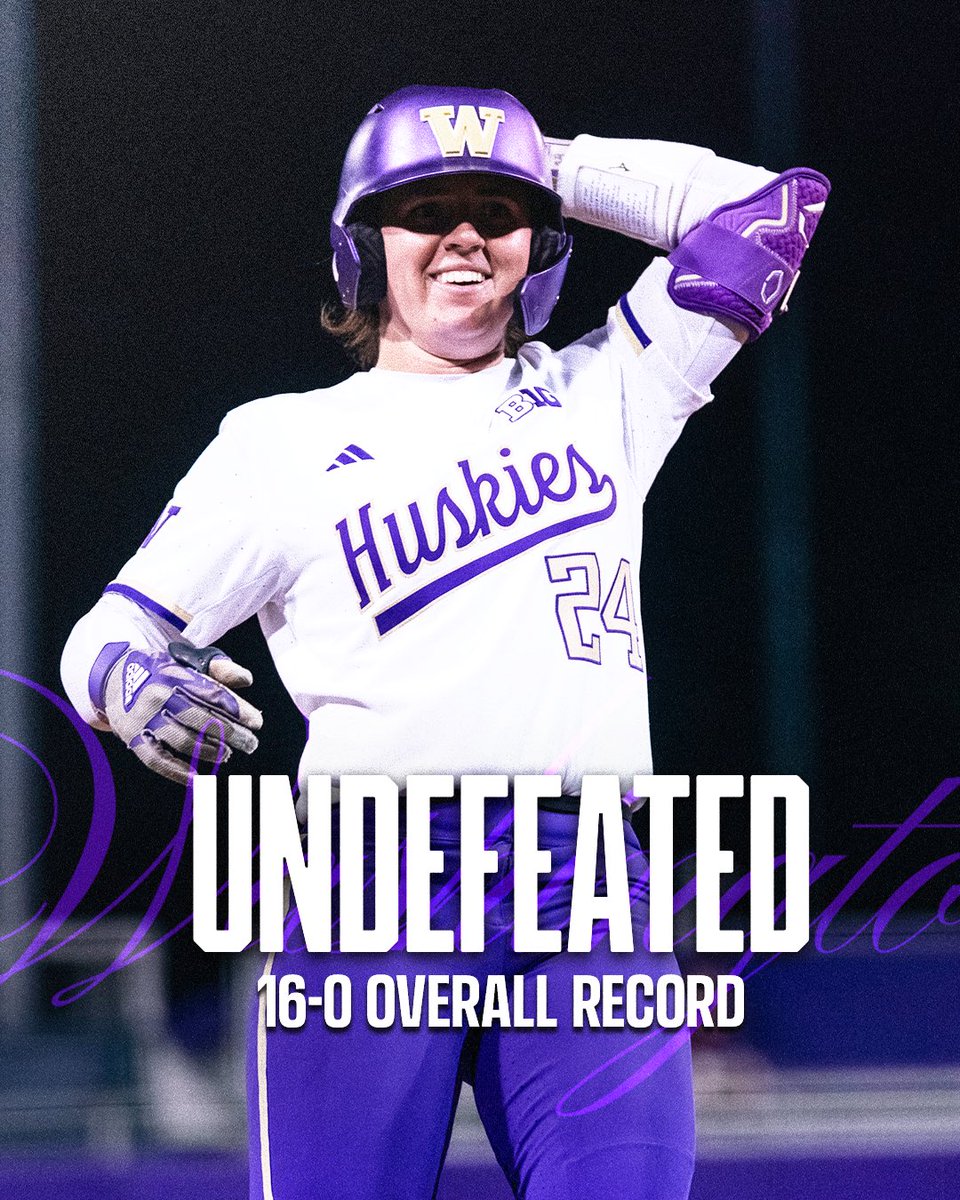 Washington Softball tweet media