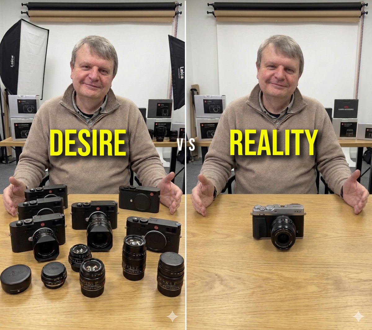 Rowtography_'s tweet photo. Some of you got it, some of you didn't. In fact the only camera I have ordered this April 1st is an 8 year old Fuji. More of that to come.
I will, however be talking about Leica lust in my next video, going out Sunday. Link in bio
#leica #fujifilm #AprilFoolsDa https://t.co/kJkxTK0HRE