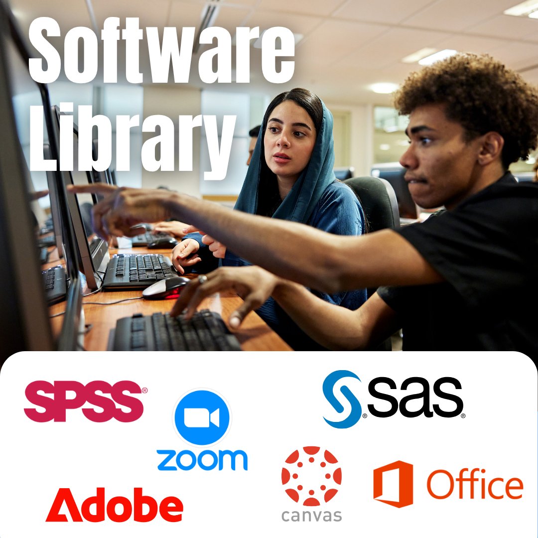 DITatMSU's tweet image. Explore Morgan’s Software Library !
Your hub for free, university-licensed tools like SPSS, Zoom, Adobe, and more. Access apps: download, web, or virtual computing. Get started today and power your success! #MorganState #TechAccess