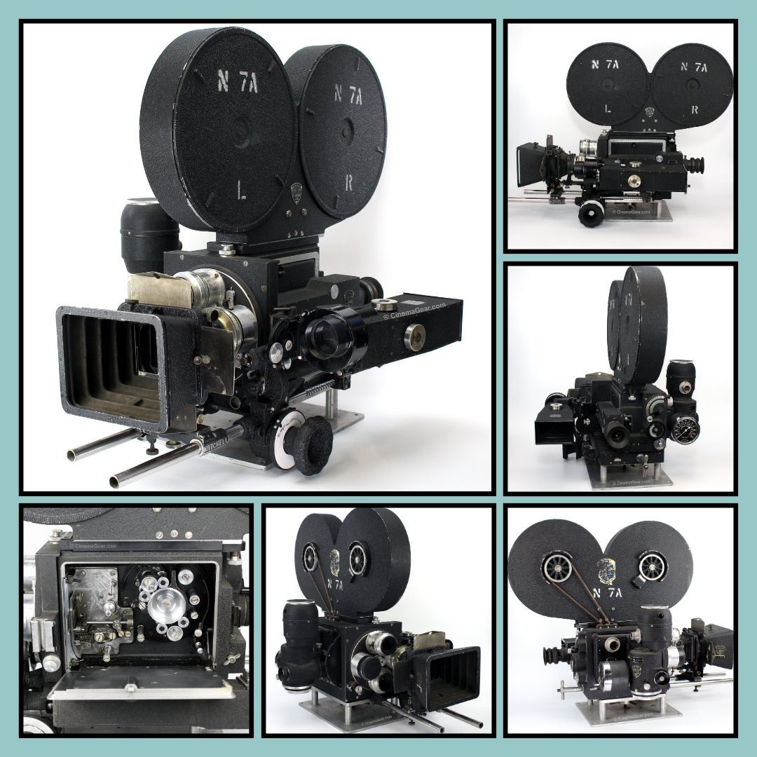 cineeng's tweet photo. Mitchell NC #701 was originally purchased by the 1352nd Photo Squadron on August 4, 1961. It comes complete with one 1000' magazine, a Mitchell peanut motor, a Mitchell matte box, and 3 lenses. https://t.co/8KBArUHNvg #CinemaGear #MitchellNC #LookoutMountain #cameras #35mm https://t.co/i9bwIn2WYC
