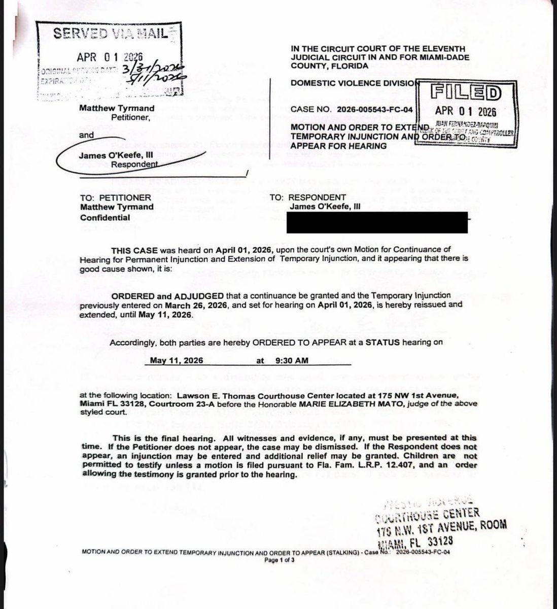 James O'Keefe tweet media