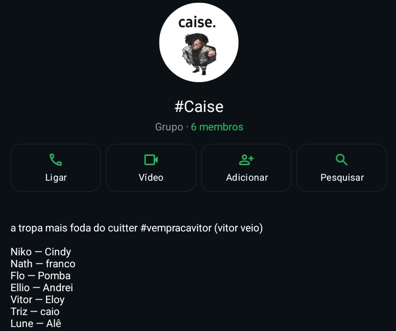 Nathanwyw's tweet photo. Com muito peso no coração venho dizer que a tropa (#caise) está encerrada devido a brigas e fofocas, foi bom, enquanto durou. https://t.co/fUcpIAtex3