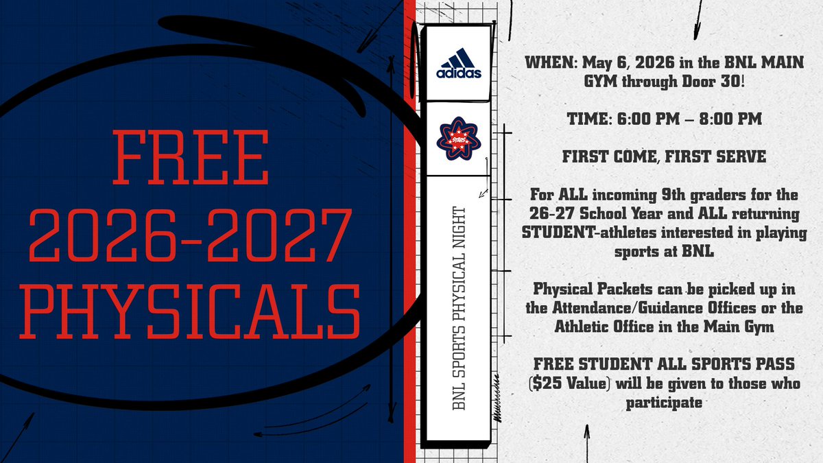 BNL Athletic Department tweet media