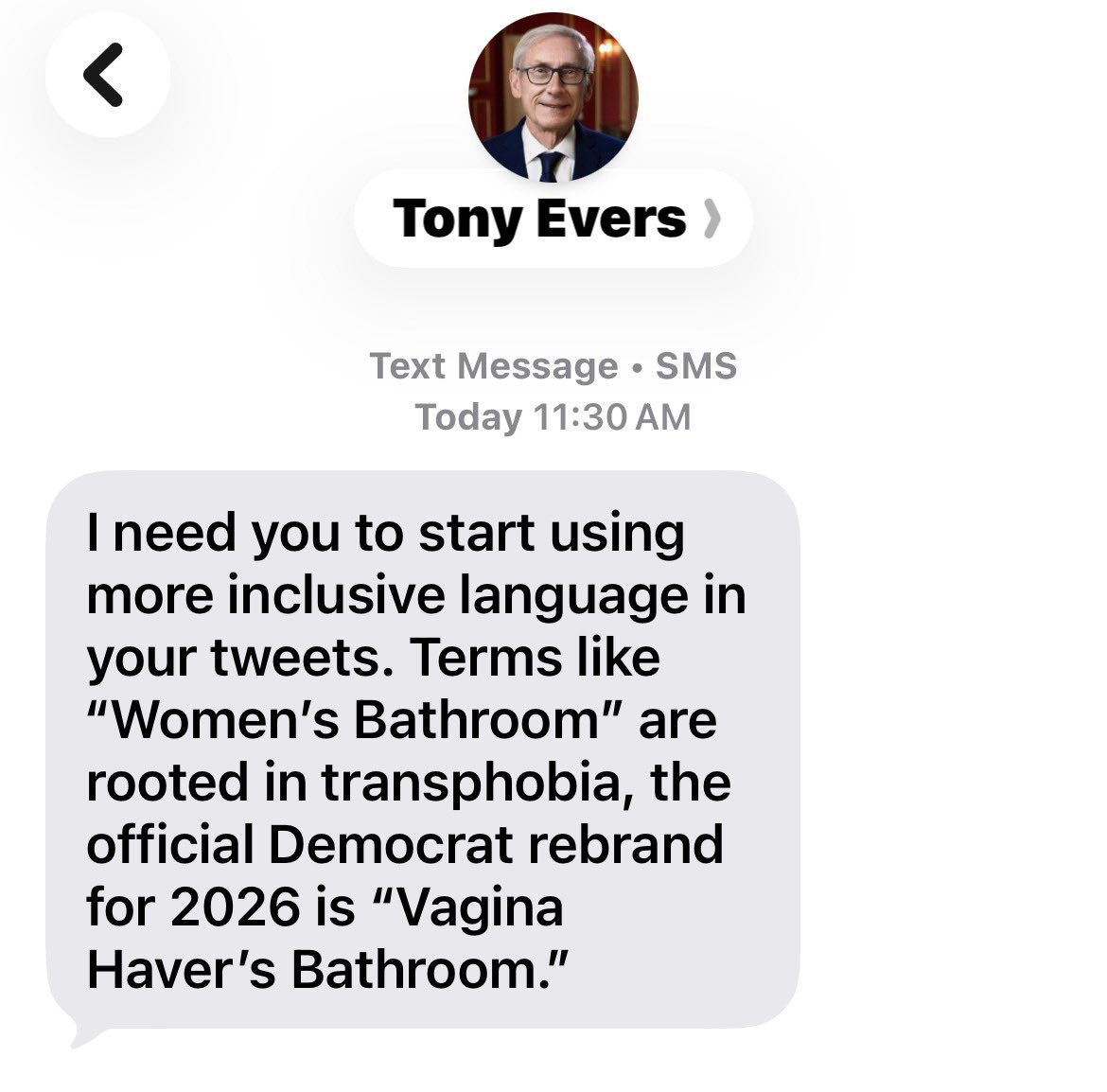 ManhandelBarnes's tweet photo. I don’t get it but if it makes me Governor I will gladly recognize my privilege as a (big) dick haver and my social responsibility to support the state rights of vagina havers https://t.co/4mTyr0puPE