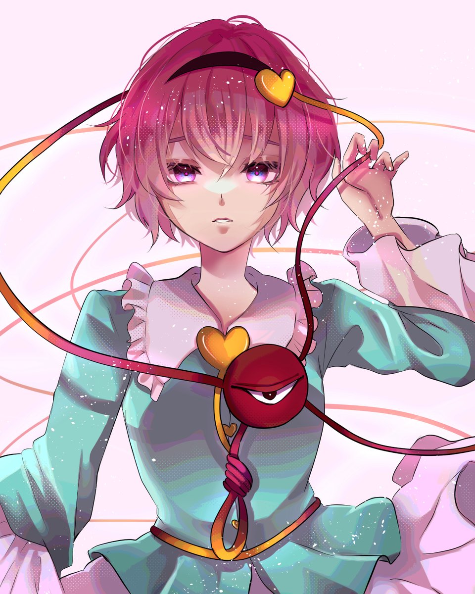 絵の練習でさとり
#東方Projectㅤㅤㅤㅤ 
#古明地さとり