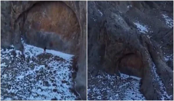 NEW DISCOVERY🚨: A massive stone formation found in Kazakhstan that looks like an ancient doorway.

The doorway is 300 feet tall and points directly at the winter solstice sunrise.

Archaeologists found this thing in Kazakhstan and nobody wants to talk about what it actually