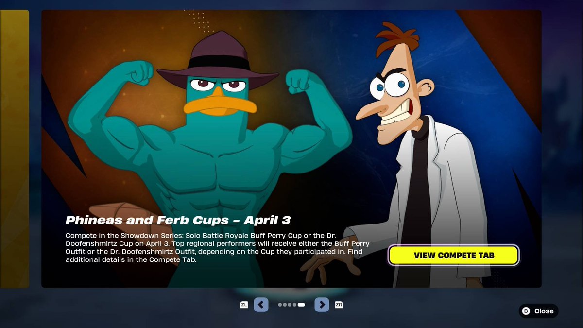 DTVANews's tweet photo. April Fools gimmick is over, back to regular schedule, here's a first look to the "PHINEAS AND FERB" skins coming to @Fortnite! 🥼

The upcoming collab was hinted by Vincent Martella back in November, 2025.

#PhineasAndFerb #Fornite https://t.co/qWbJGKyAhl