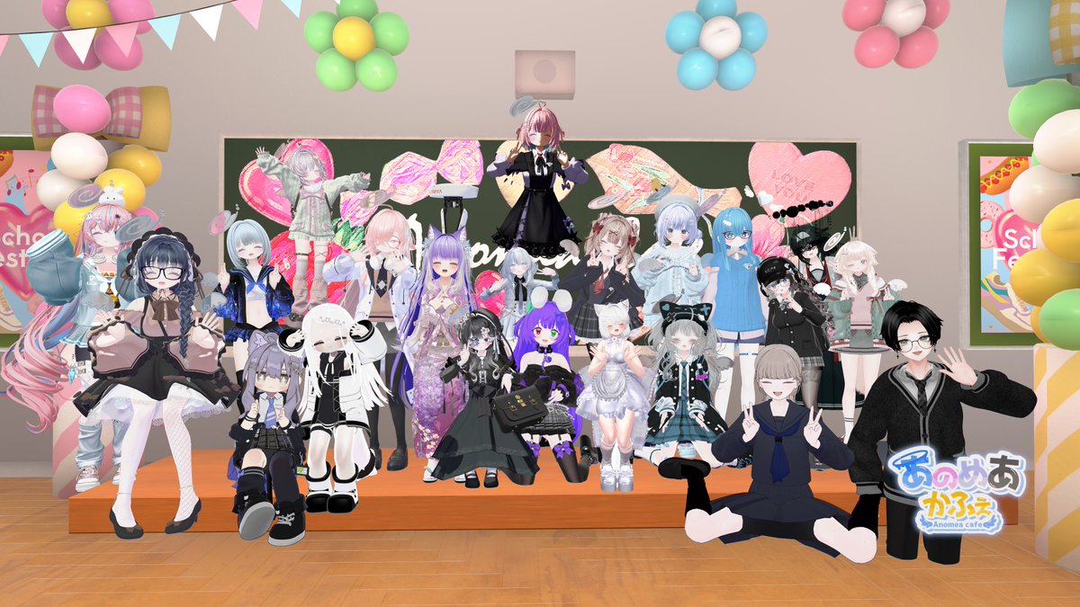 anomeacafe's tweet photo. ꒰ঌ - ̗̀ ︎本日の営業終了  ̖́- ໒꒱ ୨୧┈┈┈┈┈┈┈┈┈┈୨୧

本日もご来店いただき
ありがとうございました.ᐟ .ᐟ .ᐟ

ワールドもあのめあちゃんも
特別な日、いかがでしたかˀ̥ ˀ̥ ˀ̥

今日だけのウソでホントな
学園でした ꒰ঌ🏫໒꒱

次回もまたお楽しみに〜꒰ঌ₍˄·͈༝·͈˄₎໒꒱

#あのめあかふぇ https://t.co/Mpoxh67wlT