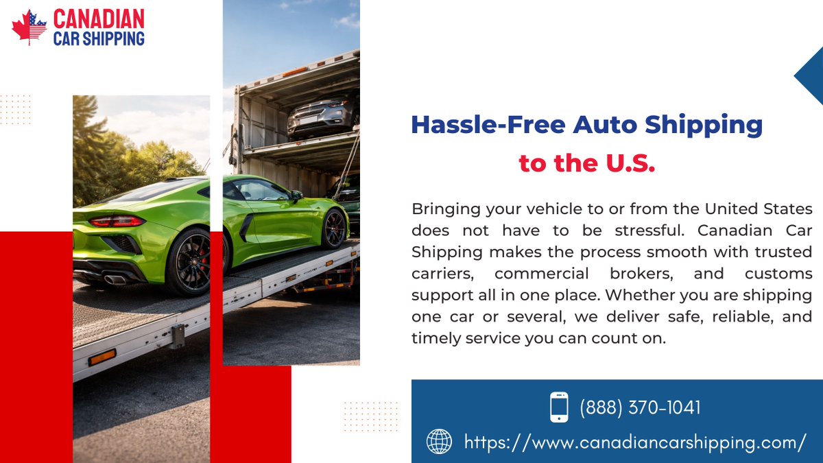 Canadian Car Shipping tweet media