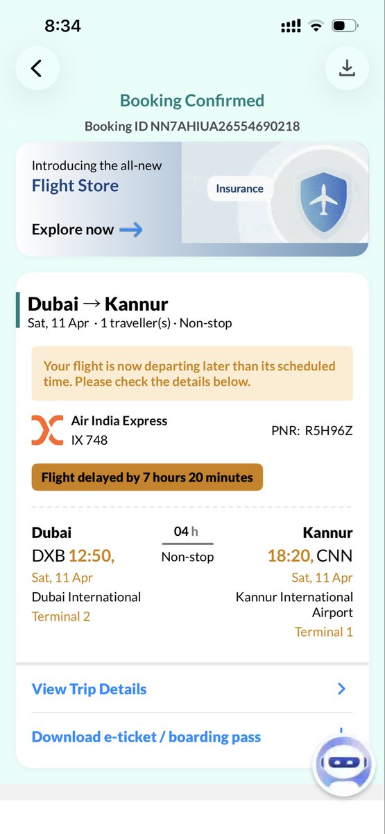 Chirag_k1782's tweet image. Flight IX748 with @AirIndiaX was delayed by 7+ hrs, so I canceled. As per policy, I should get full refund. But @makemytrip deducted charges.
PNR: R5H96Z
Need full refund &amp;amp; explanation. Resolve ASAP. #FlightDelay