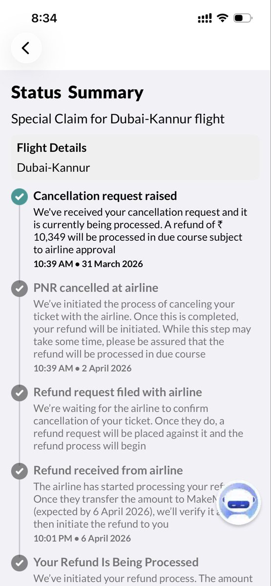 Chirag_k1782's tweet image. Flight IX748 with @AirIndiaX was delayed by 7+ hrs, so I canceled. As per policy, I should get full refund. But @makemytrip deducted charges.
PNR: R5H96Z
Need full refund &amp;amp; explanation. Resolve ASAP. #FlightDelay