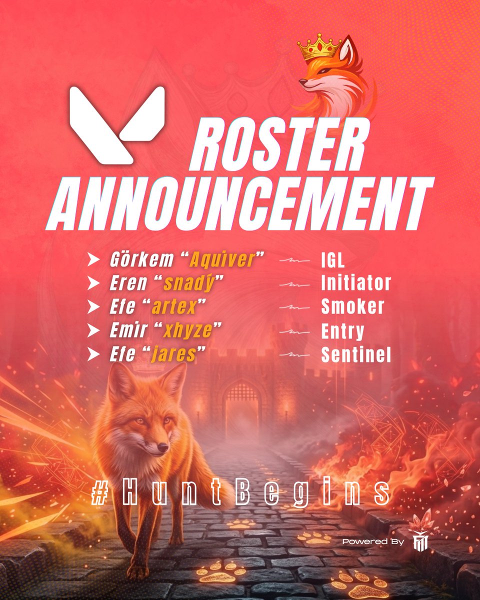 Royal FOXES Esports tweet media