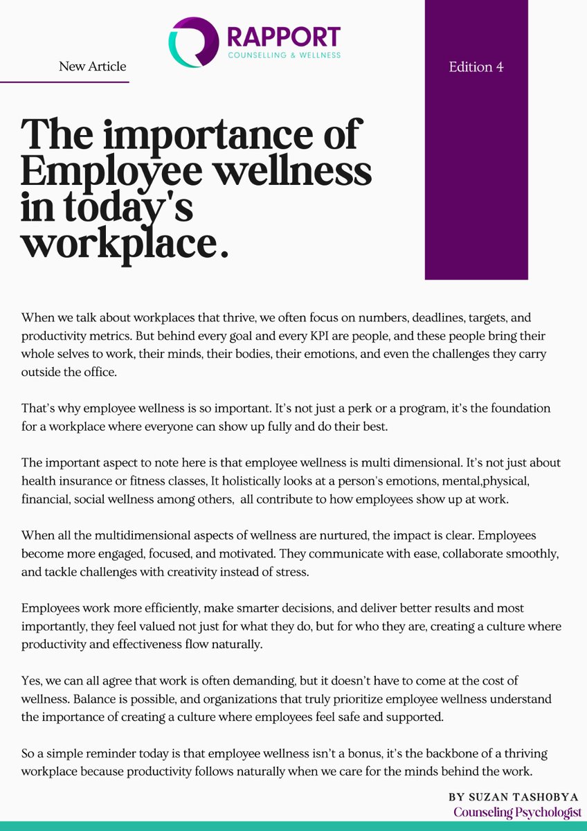 Rapport Counselling and Wellness tweet media