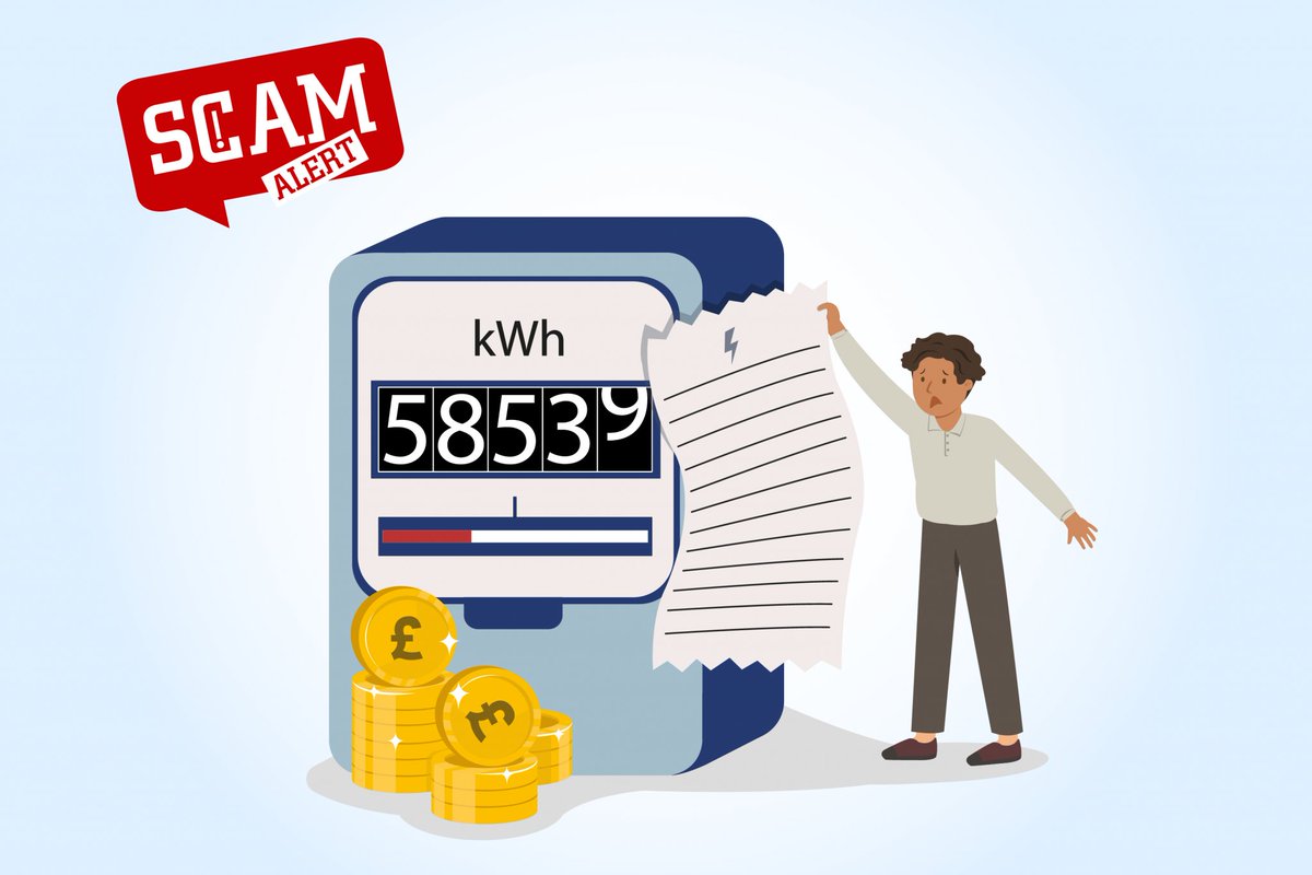 scammerswatch's tweet photo. Watch out for the energy scams. Scammers are targeting UK customers. Get useful tips and advice to stop scams
https://t.co/ZSbrA9TCqh

#energy #energyscams #energyscam #scams #scammers https://t.co/yXVFRX0X6I
