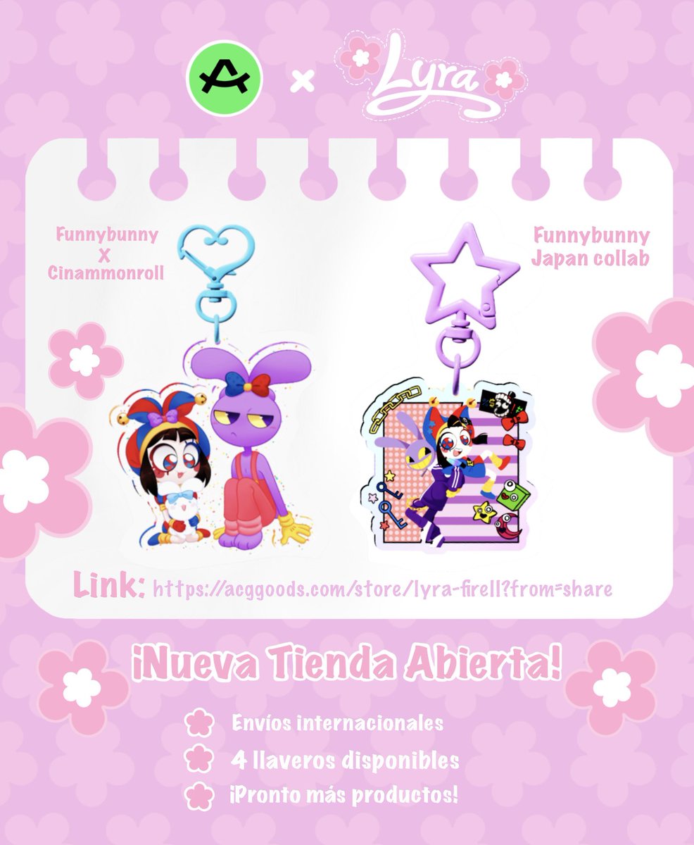 StarFirell1's tweet image. ✨🌸New store open!🌸✨

I’m finally opening my new store in @ACGGoods !! 

🌸 4 funnybun acrylic keychains available 
🌸 shipping all over the world
🌸 more products coming soon featuring: standees and pins &amp;lt;3
#tadc #funnybunny

🌸Store link below ⬇️:

acggoods.com/store/lyra-fir…