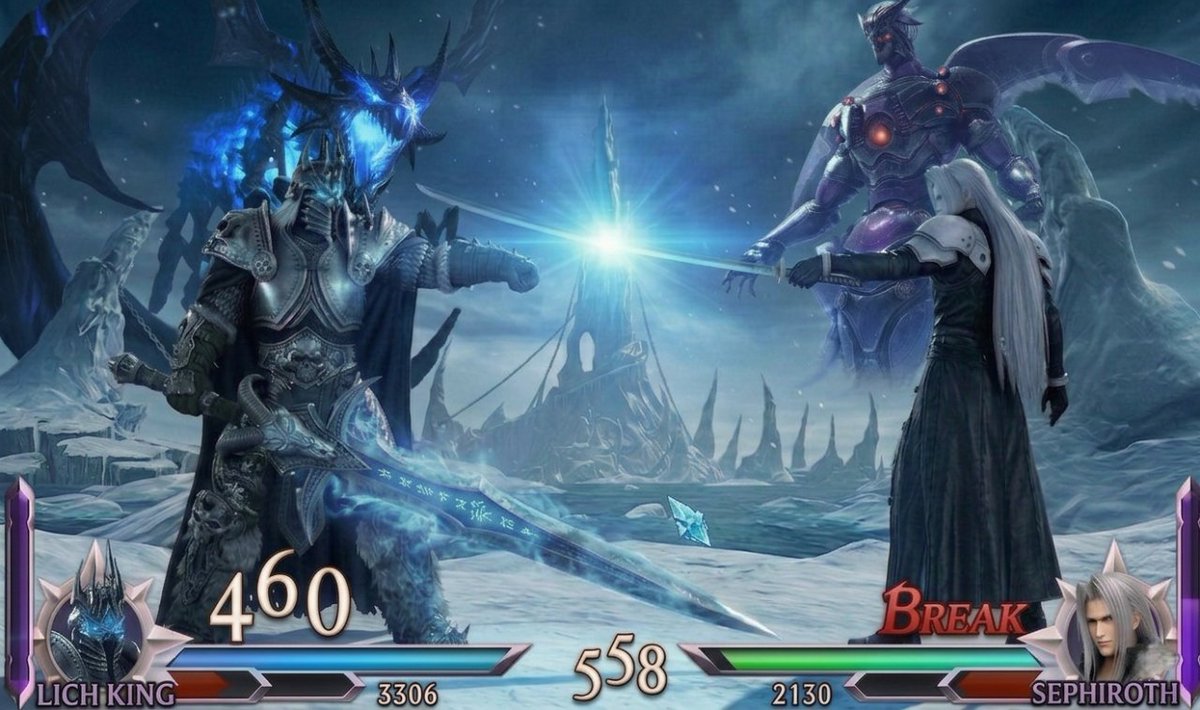 New Dissidia VS project surfaces.

DISSIDIA: SHATTERED NEXUS 

- Crossover involving Square Enix and Blizzard

- Fractured Mothercrystals form an unstable Nexus btwn worlds

- Deathwing a major destabilizing force spreading corruption

- Bahamut act as counterbalancing entity