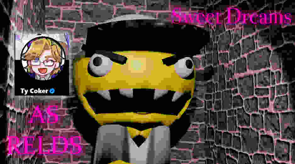 BlurryIsMe_'s tweet image. Third announcement of the day, yup, that's right, @TyCokerVA is playing Frelds mean and even more twisted sibling, Relds in Sweet Dreams. When asked about the role, Ty Coker went on record saying "Who are you??? get out of my house..."

#sweetdreams #mascothorror #horrorgames