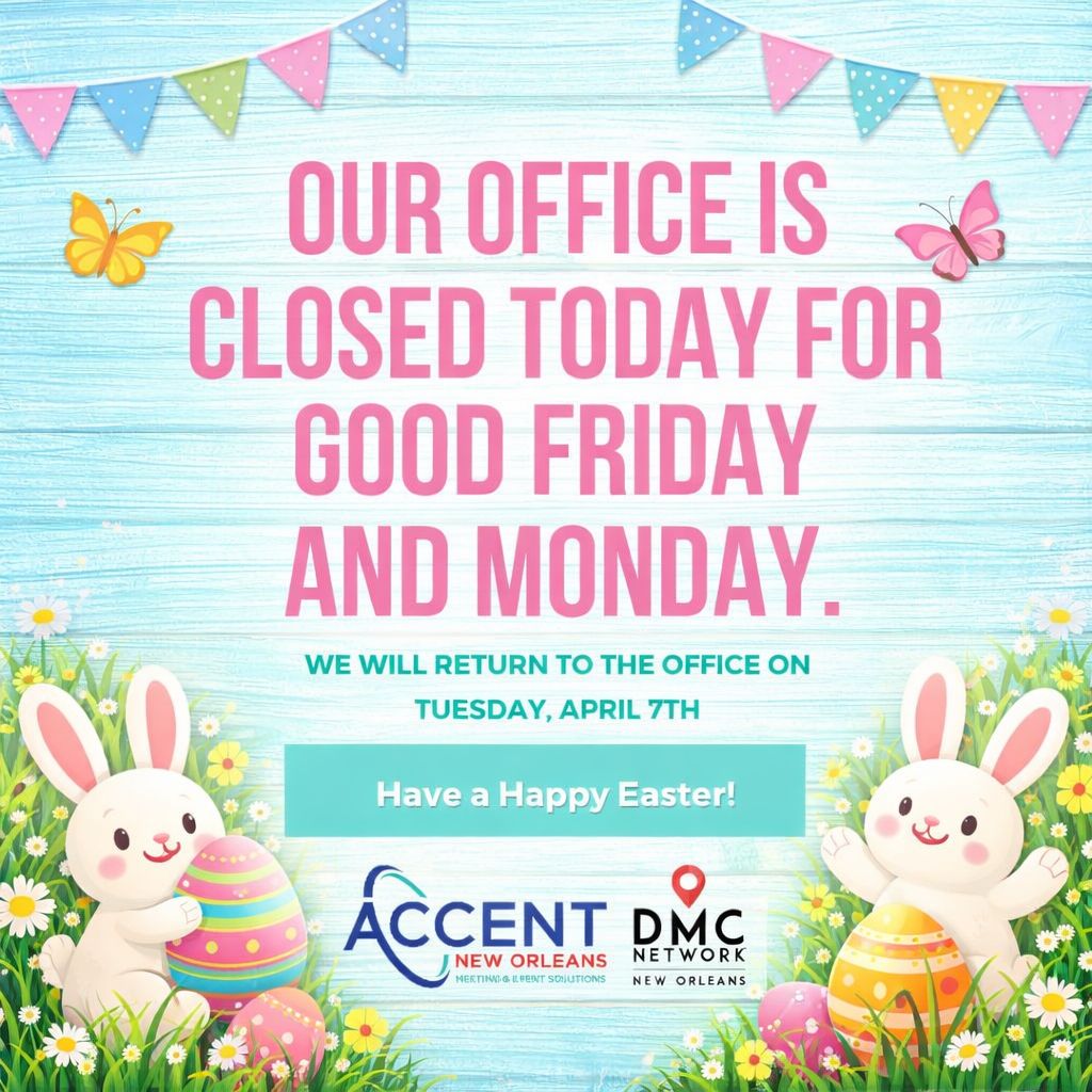 Wishing y’all a sweet Easter weekend. Hope it’s a good one, however you’re spending it… Chocolate encouraged. 🐰🍫💐 #NewOrleans #BuiltToHost #DMC