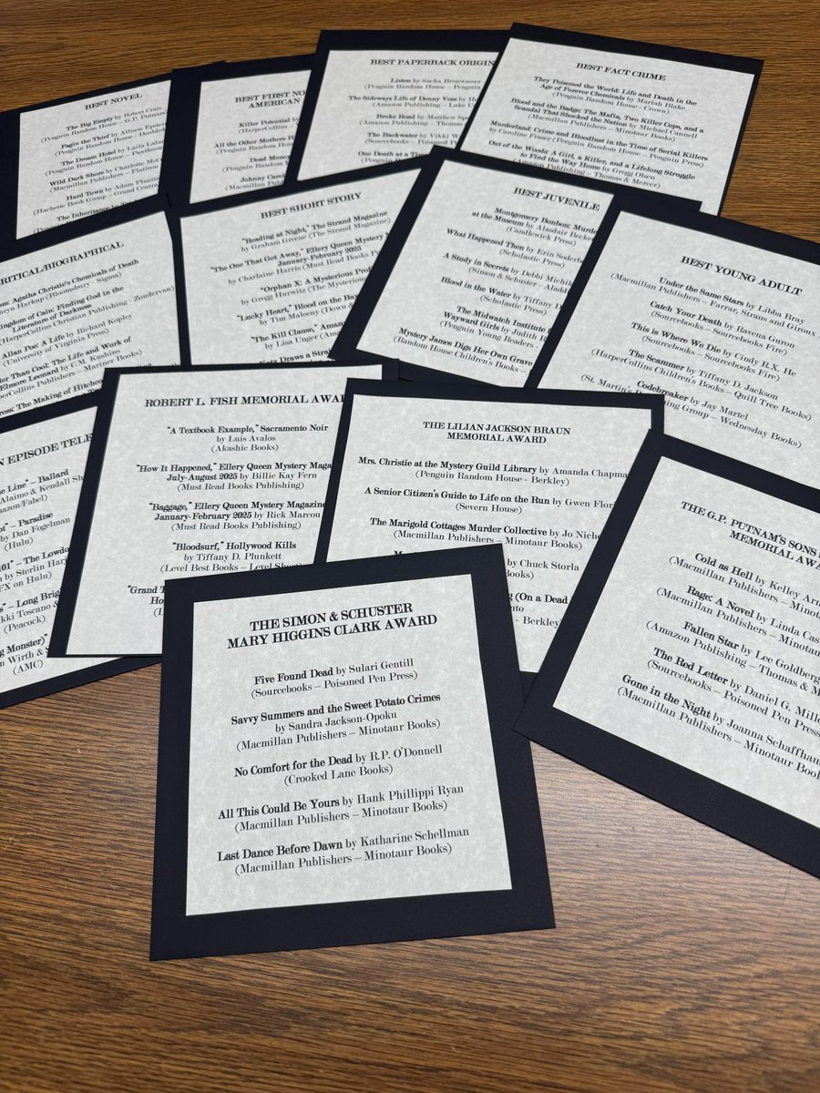 Mystery Writers of America tweet media