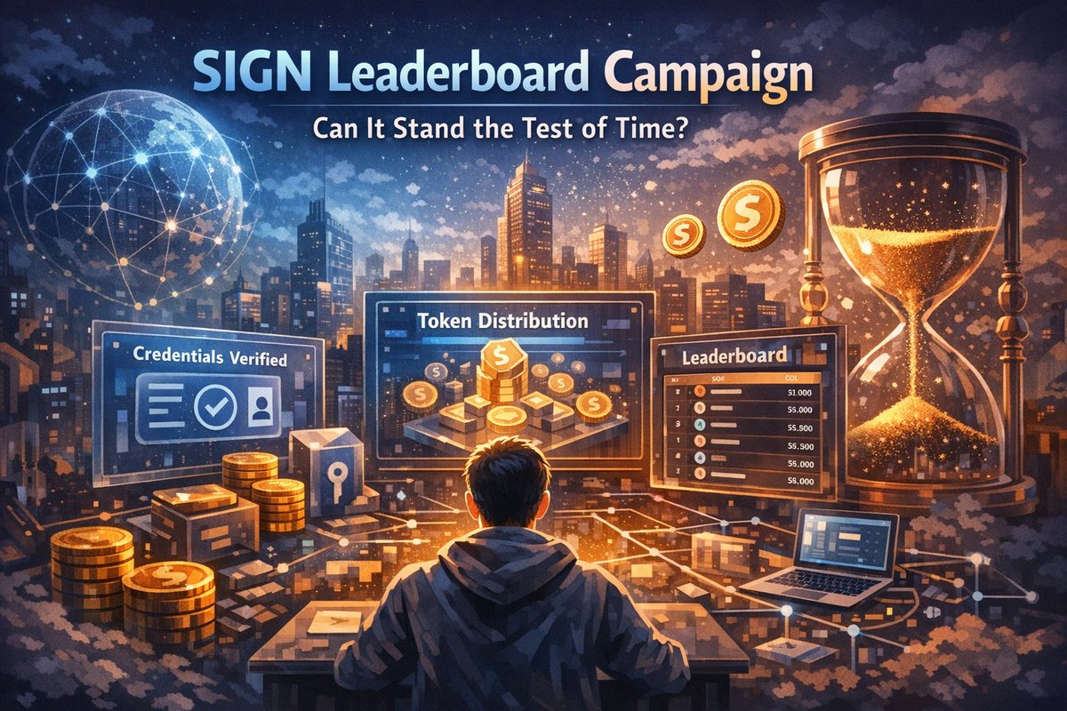 exabill_'s tweet image. I’ve been watching SIGN’s Leaderboard Campaign quietly. Credential verification + token distribution feels practical, quiet, and curious—less hype, more patience. Sometimes questions matter more than answers.

#SignDigitalSovereignInfra  @Sign  $SIGN