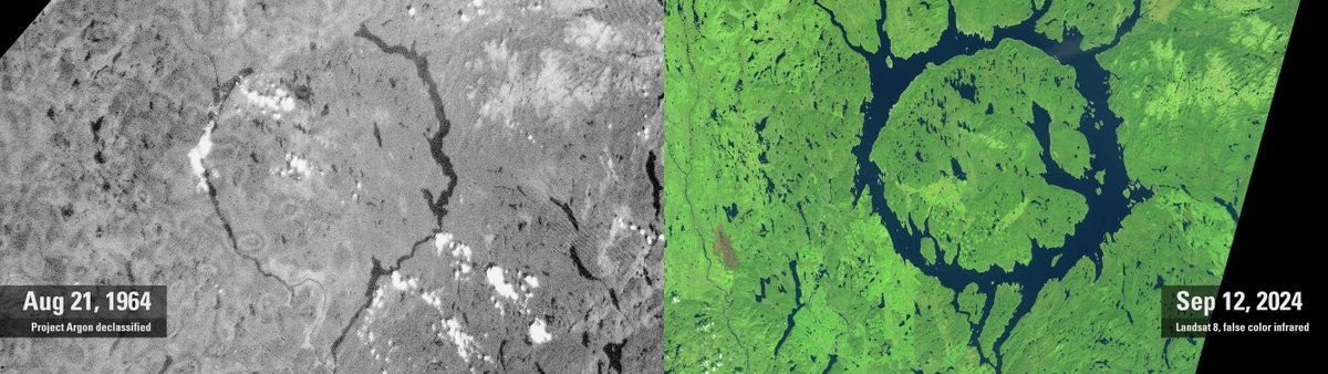 GSAPublications's tweet image. Léo Chassiot et al. use a transect of sediment cores to unravel the environmental history of a 60-km-long fjord-type lake drowned by the impoundment of Manicouagan Reservoir, the Eye of Quebec in northeastern Canada doi.org/10.1130/B38465…
#Reservoir #Limnogeology #Geohazards