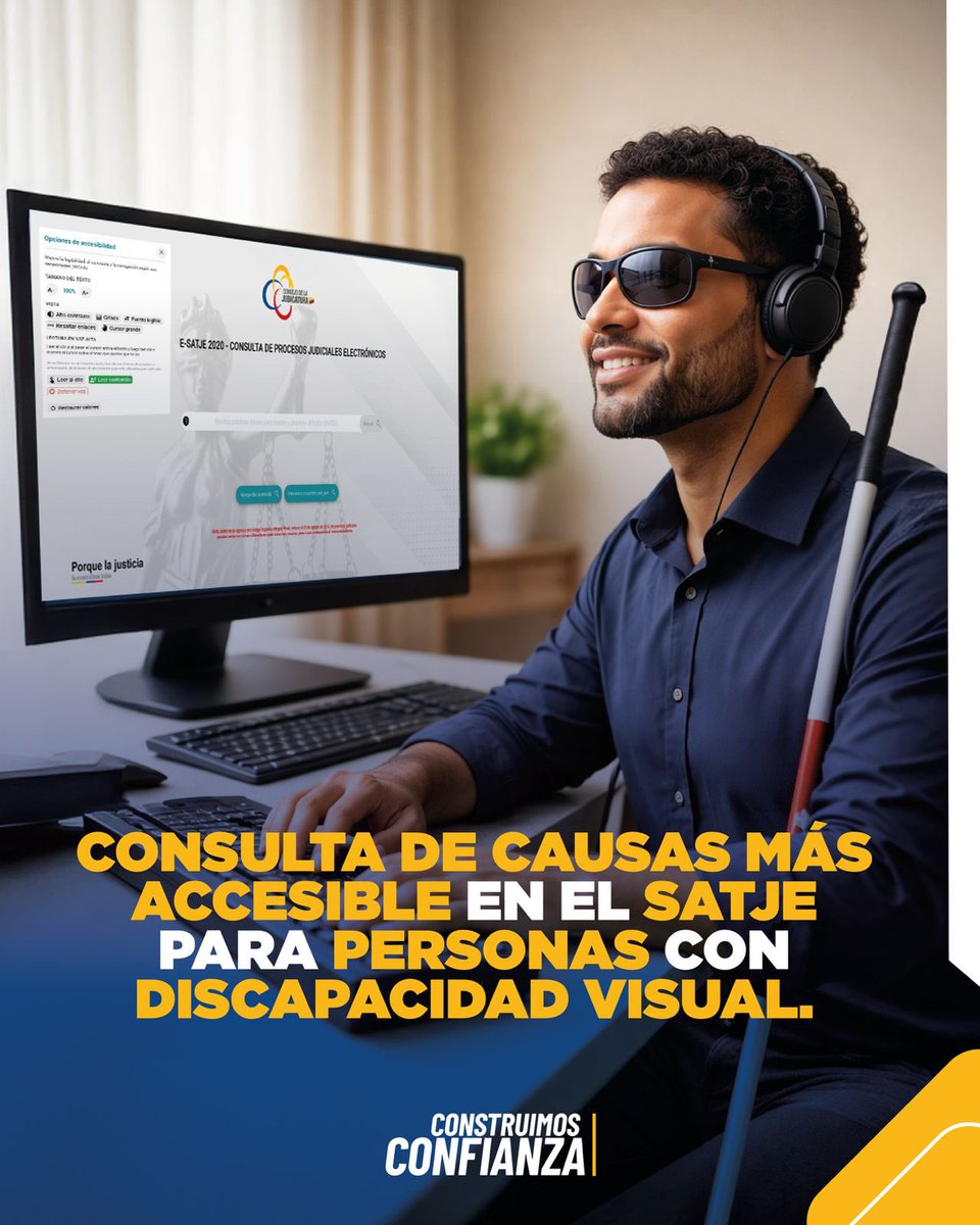 ZamoraCJ's tweet photo. 🏛️ #JusticiaInclusiva

La transformación digital también debe ser accesible.
Mejoramos la consulta de causas con herramientas más claras y amigables, reduciendo barreras y acercando la justicia a todos.

#ConstruimosConfianza 🤝 https://t.co/xmtphLHogb