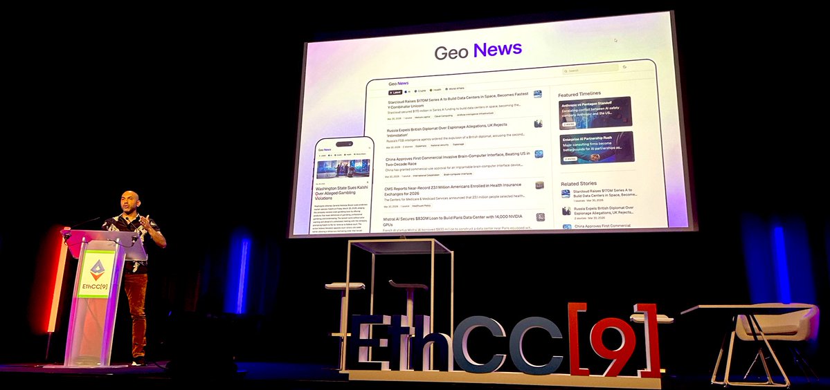 We just launched Geo News! 

Because the problem with the news is no longer access.  
It’s orientation.

We are flooded with headlines, hot takes, and algorithmic fragments, yet it’s harder than ever to answer simple questions:

What is actually happening?  
What are the main