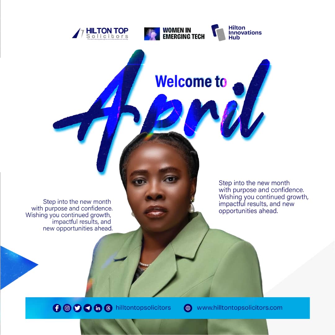 HiltontopS's tweet image. Welcome to April, a new month to act with clarity, make informed decisions, and stay ahead.

Here’s to a month of progress, protection, and results.

#NewMonth #HiltonTopSolicitors #April