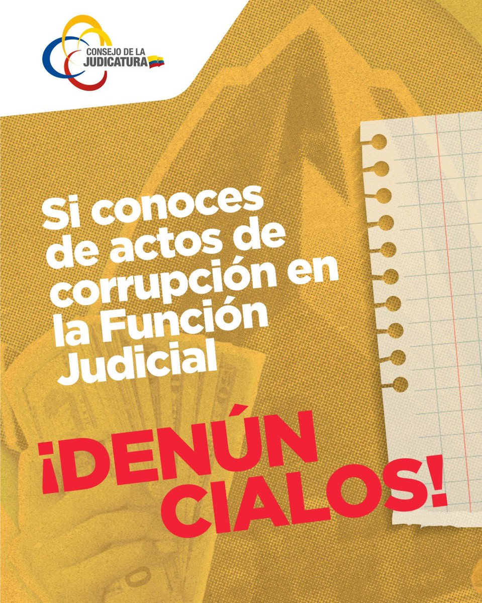ZamoraCJ's tweet photo. Si conoces de actos irregulares en la #FunciónJudicial

¡DENÚNCIALOS!

Tenemos a tu disposición canales específicos en los que se atenderá de manera oportuna tu alerta.

¡Juntos combatimos la corrupción!

Conoce más en ⤵️ https://t.co/Pij7cDJ7eo https://t.co/aHBLJrOO6Z