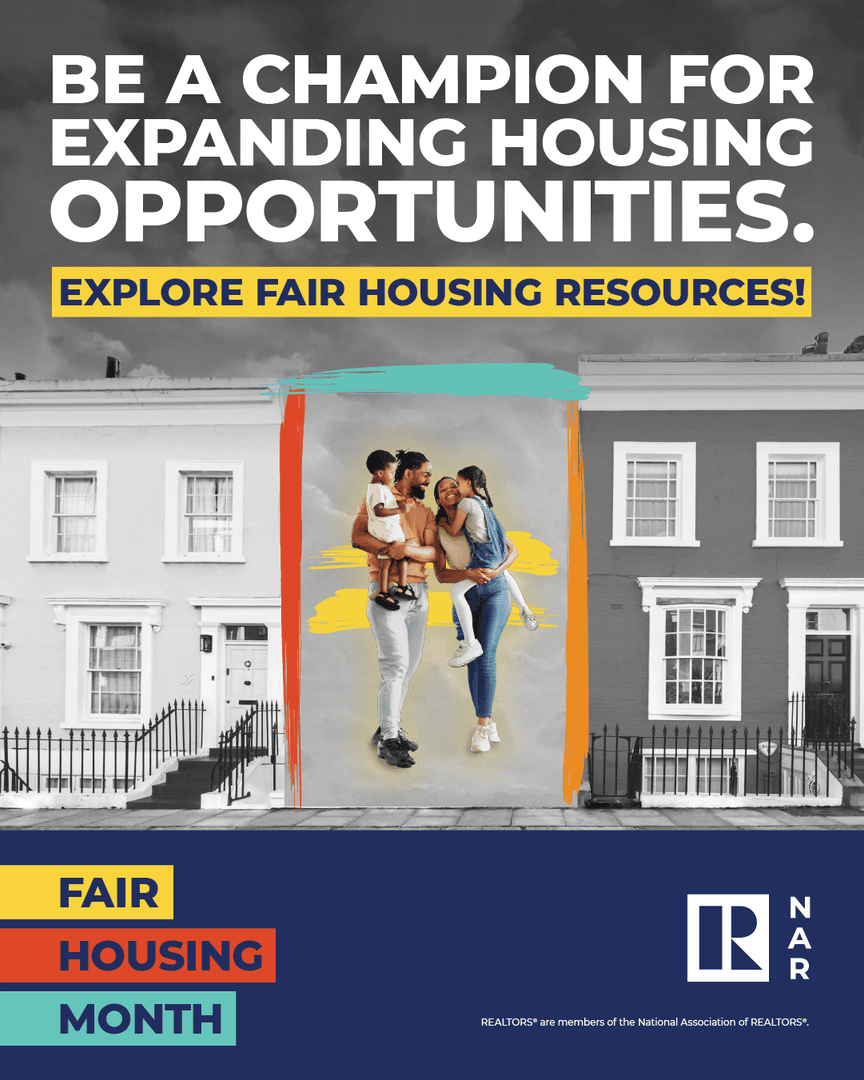 memphisrealtors's tweet photo. This April, we celebrate Fair Housing Month.

The National Association of REALTORS® leads the industry in advancing fair housing through advocacy, education, and action—helping ensure every qualified buyer has a fair shot at homeownership. https://t.co/gsukirNvFv