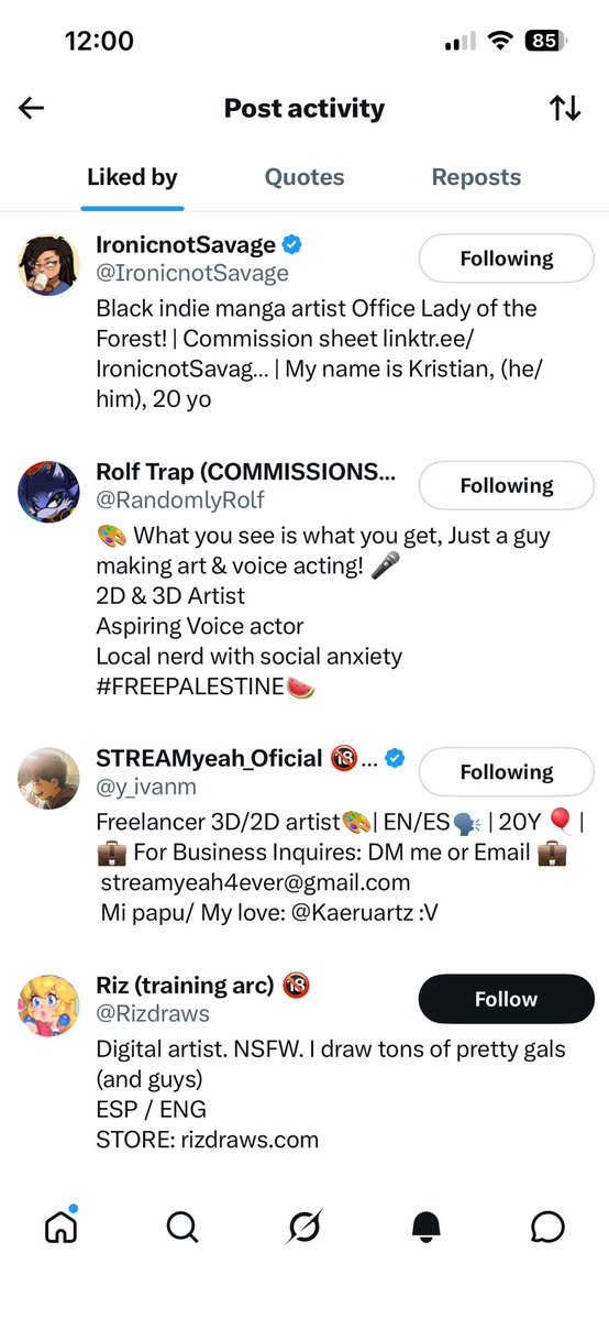 Valley Ink commissions(0/3) tweet media