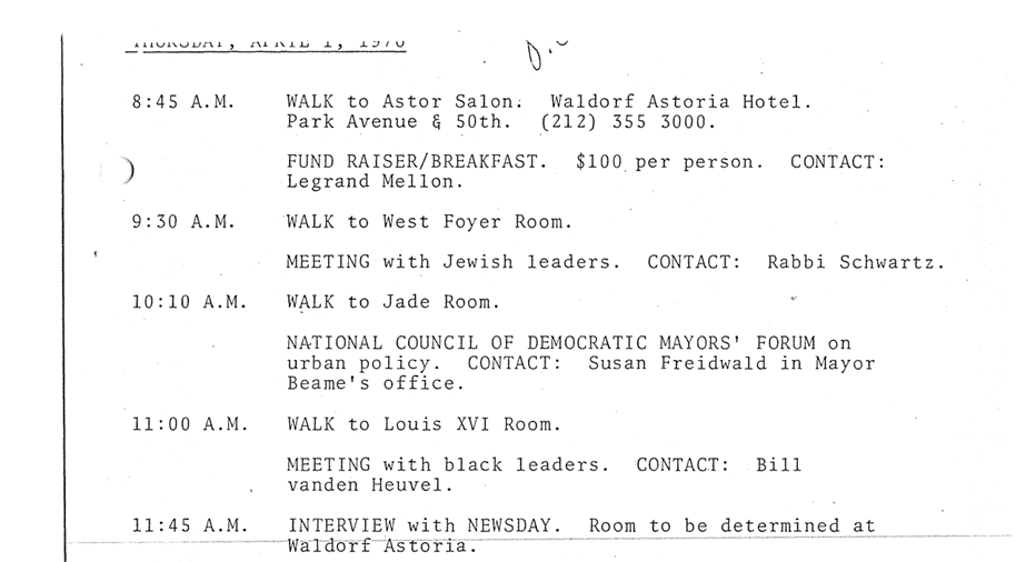 CarterLibrary's tweet photo. No fooling around today, we've launched a new page on our website featuring Jimmy Carter's original 1976 campaign schedules! #Carter50

Access them here: https://t.co/Gd71h3Oi7u

Image from 4/1/1976: courtesy of Owen Franken and Getty Images; schedule from our collection https://t.co/2PurI7LbQS