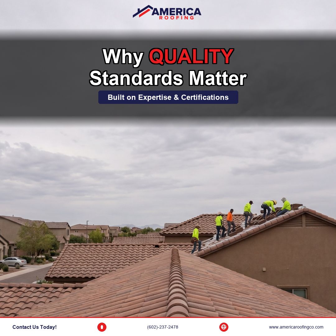 🏗️ Quality roofing isn’t just about materials — it’s about standards, certifications, and doing things right.

America Roofing: Built on expertise 🔨

#RoofingIndustry #QualityMatters #AmericaRoofing