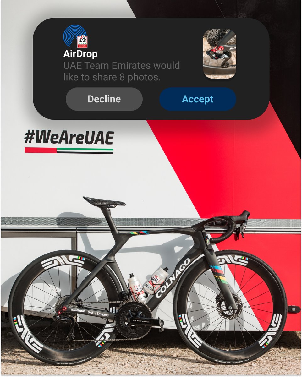 RideShimano's tweet photo. What a cobble machine for Tadej Pogacar🪨
#RideShimano #DURAACE #ShimanoRoad
📸 @leon_van_bon https://t.co/U8hswZSGyI