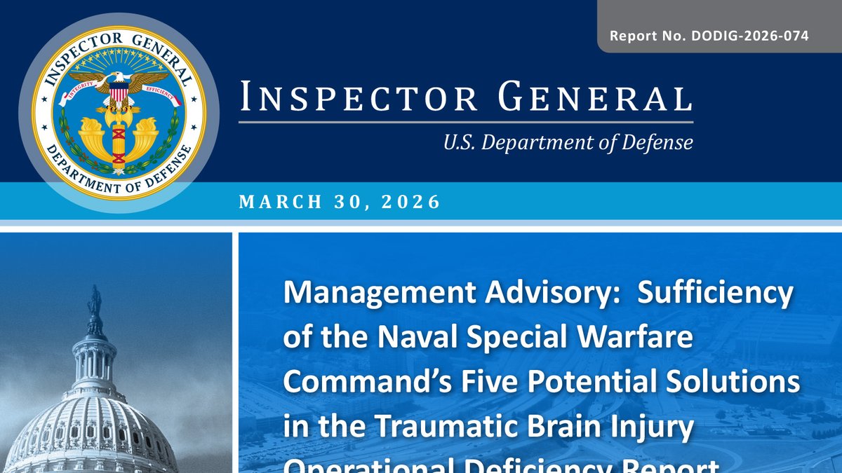 DoW Office of Inspector General tweet media