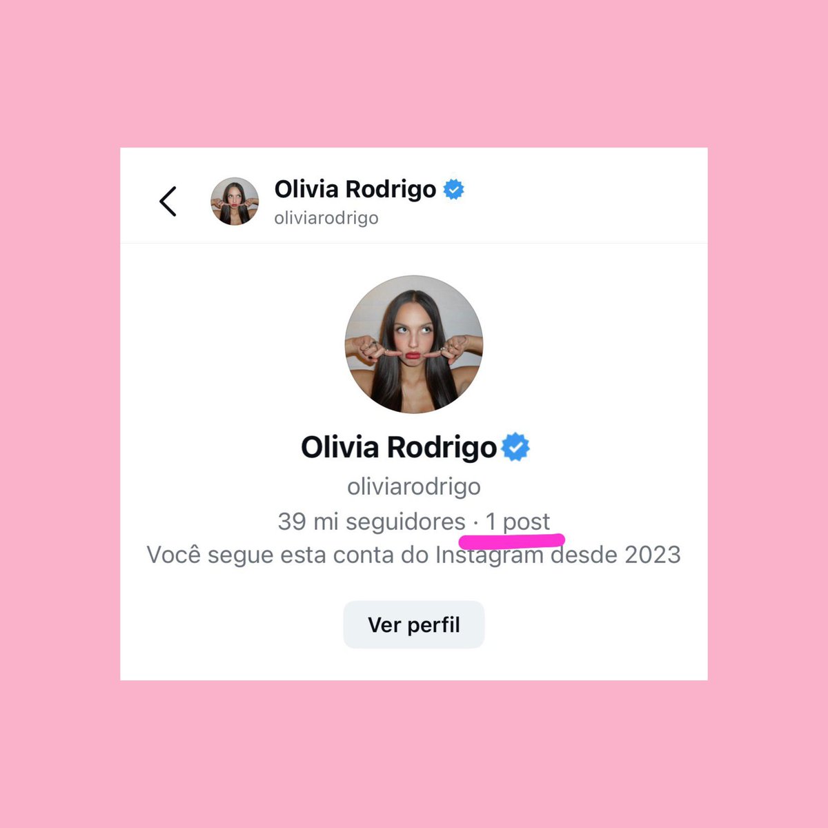 Update Olivia Brasil tweet media