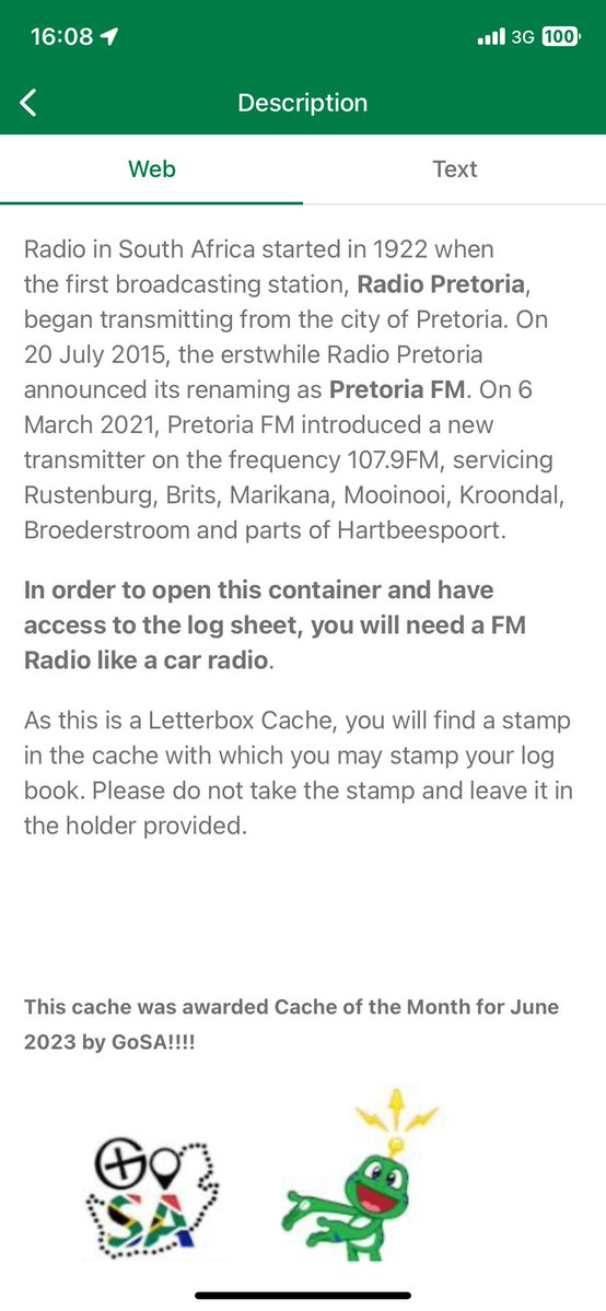 LadySayFuckALot's tweet image. Found such a cool #geocache today. You had to use a radio to pick up the transmitted 6 digit pin to unlock the box 🤩