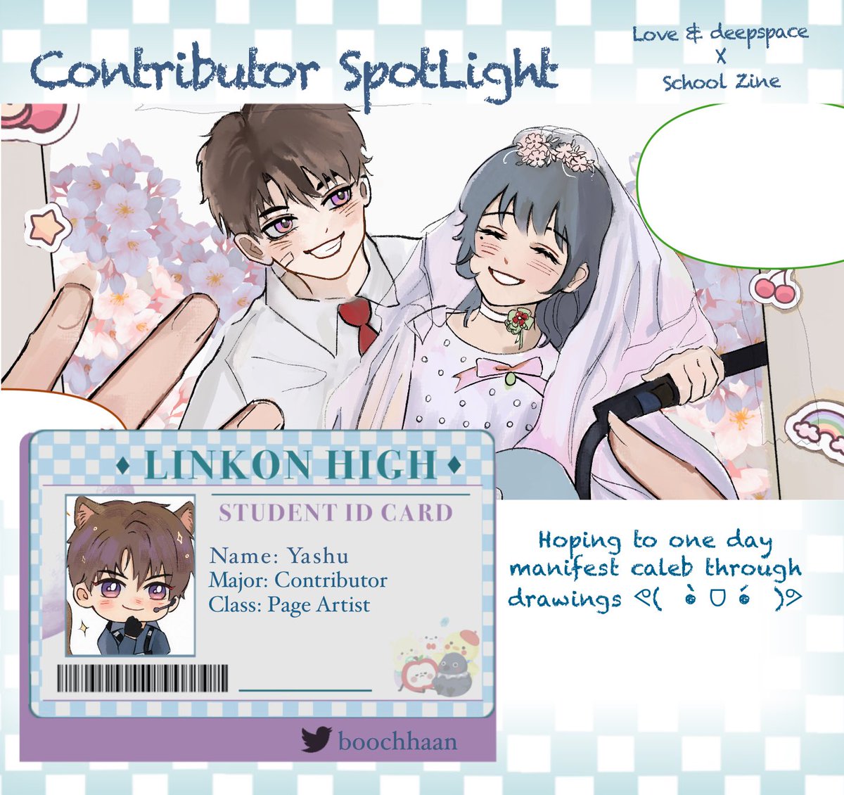Linkon High - Love and Deepspace Zine tweet media