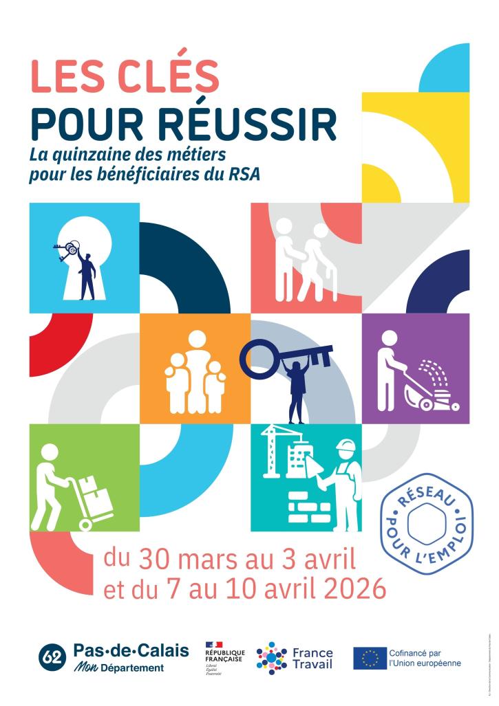 pasdecalais62's tweet image. 🗝️ "Les clés pour réussir" permettent de découvrir à travers le #PasDeCalais jusqu'au 10/4 les solutions financées par le Département en faveur de l’#insertion des bénéficiaires du #RSA, via des visites d’entreprises, rencontres de pros, jobs datings...
↪ urlr.me/S4WH8e