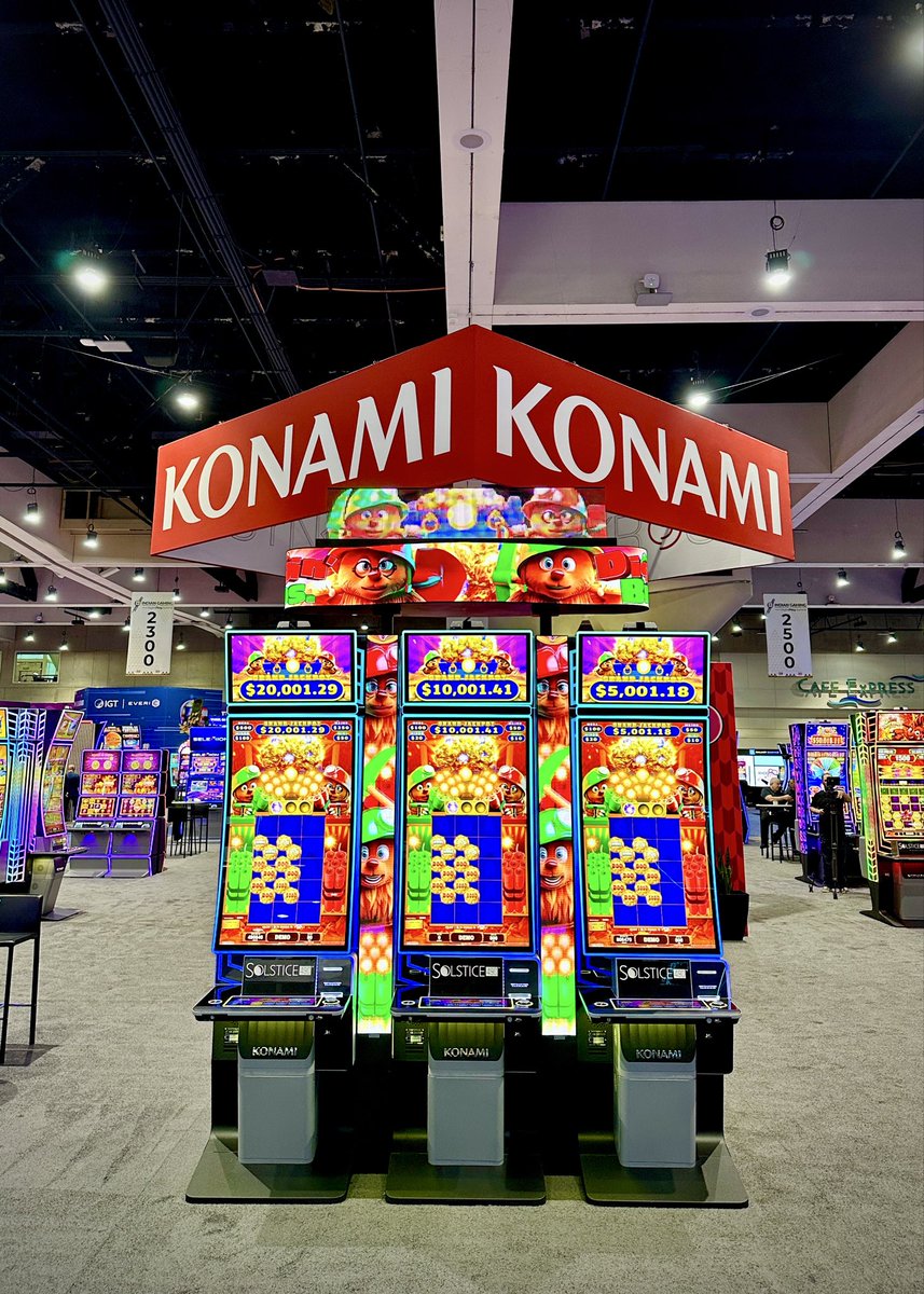 KonamiGamingInc's tweet image. #IGA2026 has arrived! Solstice now lighting up this event for the first time 🚨

@IndianGaming85 #IGA26 #slots #jackpot #casino #casinos #Solstice