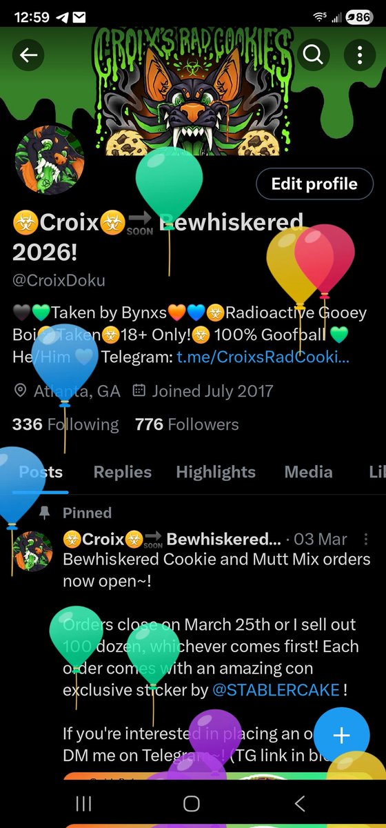 ☣️Croix☣️🔜 Bewhiskered 2026! tweet media