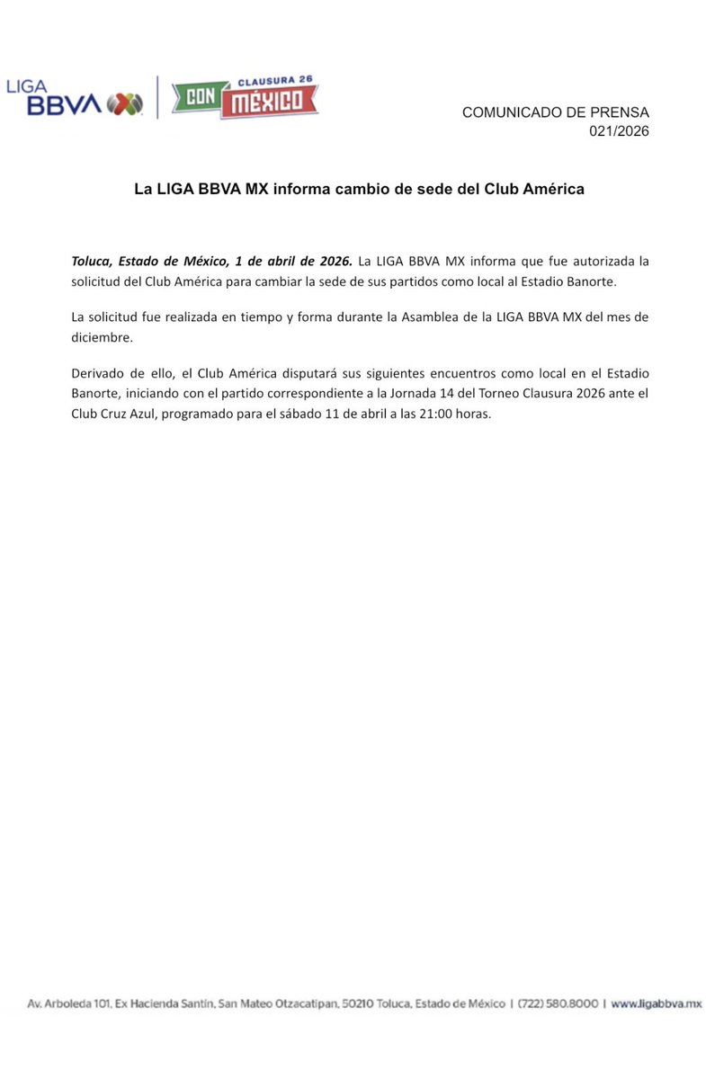 Liga BBVA MX tweet media