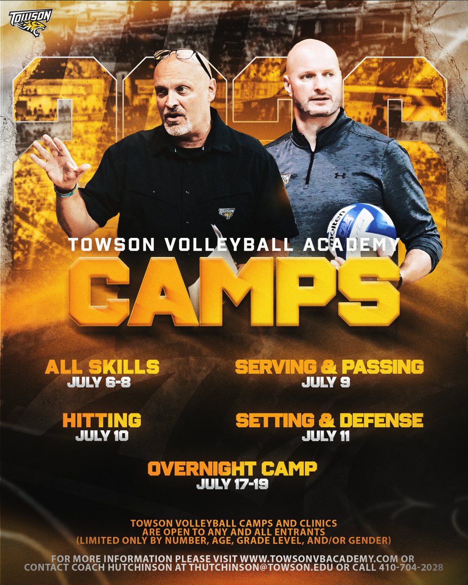 Towson Volleyball tweet media